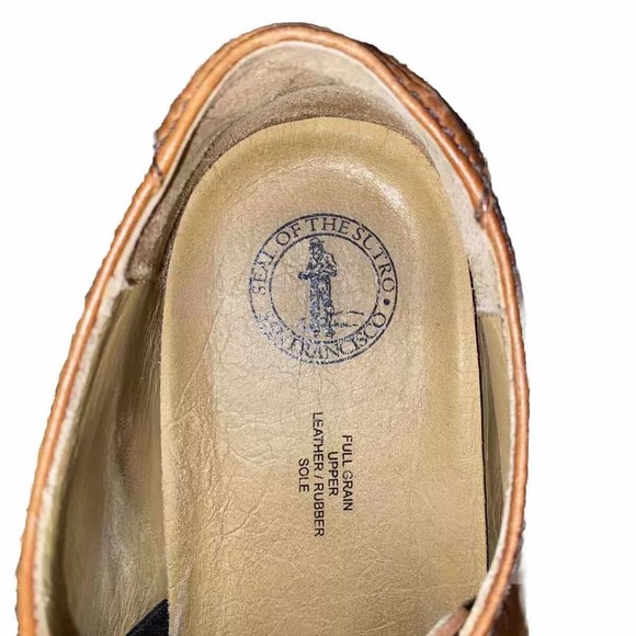 Seal of the Sutro Brown Leather Oxfrod/Darby shoes sz 11D Men’s - Picture 13 of 14